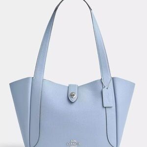 SOLD Coach Sky Blue Leather Tote
